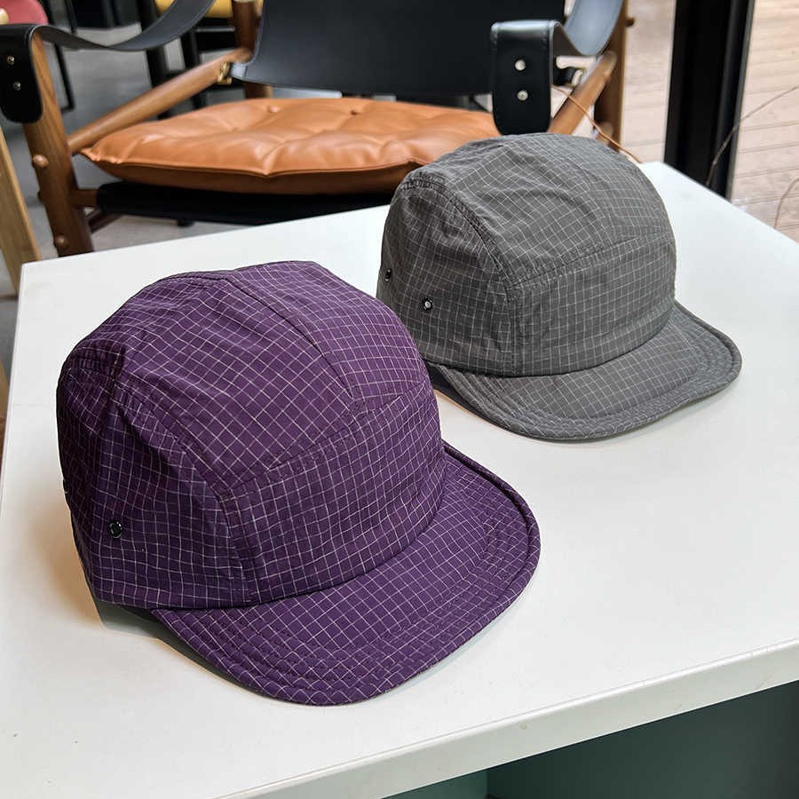 Corduroy Cap 5 Panel - หมวกเบสบอลแห้งเร็วสำหรับฤดูร้อน ผู้หญิง น้ำหนักเบา ผ้าริปสต็อป หมวกกีฬาระบายอากาศ หมวกวิ่งกลางแจ้งสำหรับผู้ชาย