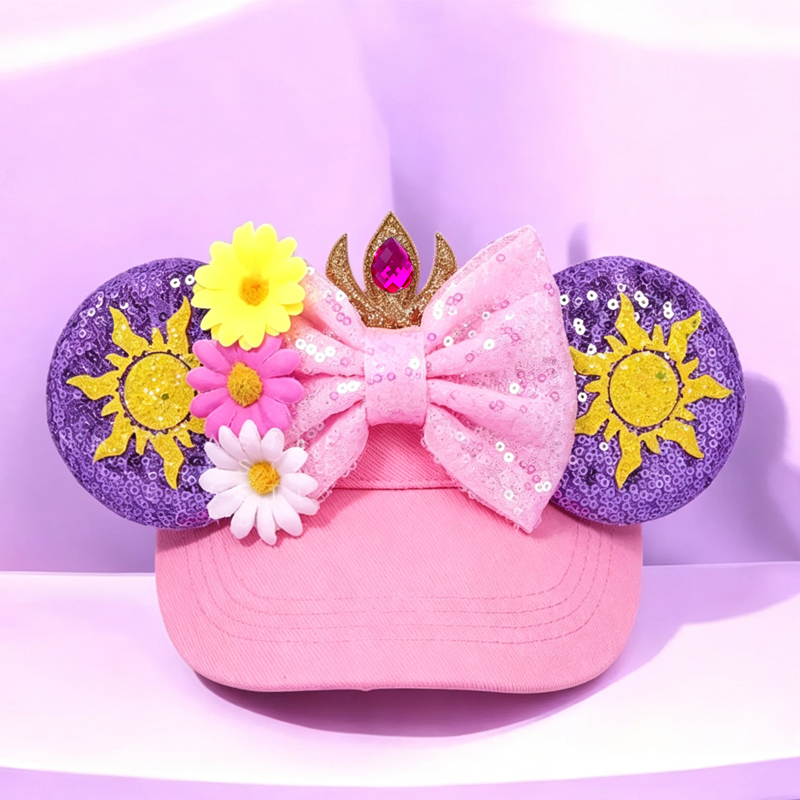 หมวกกันแดดแบบมีหูหนูประดับเลื่ - Visor Sun Hat บทวิจารณ์และราคา
