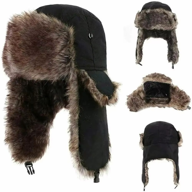หมวกอูชานกาแบบรัสเซียสำหรับฤดู - Winter Trapper Hat บทวิจารณ์และราคา