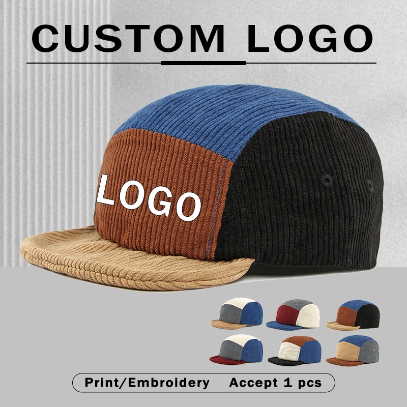 หมวกเบสบอลผ้าลูกฟูก 5 แผง ปีกส - Corduroy Cap 5 Panel บทวิจารณ์และราคา