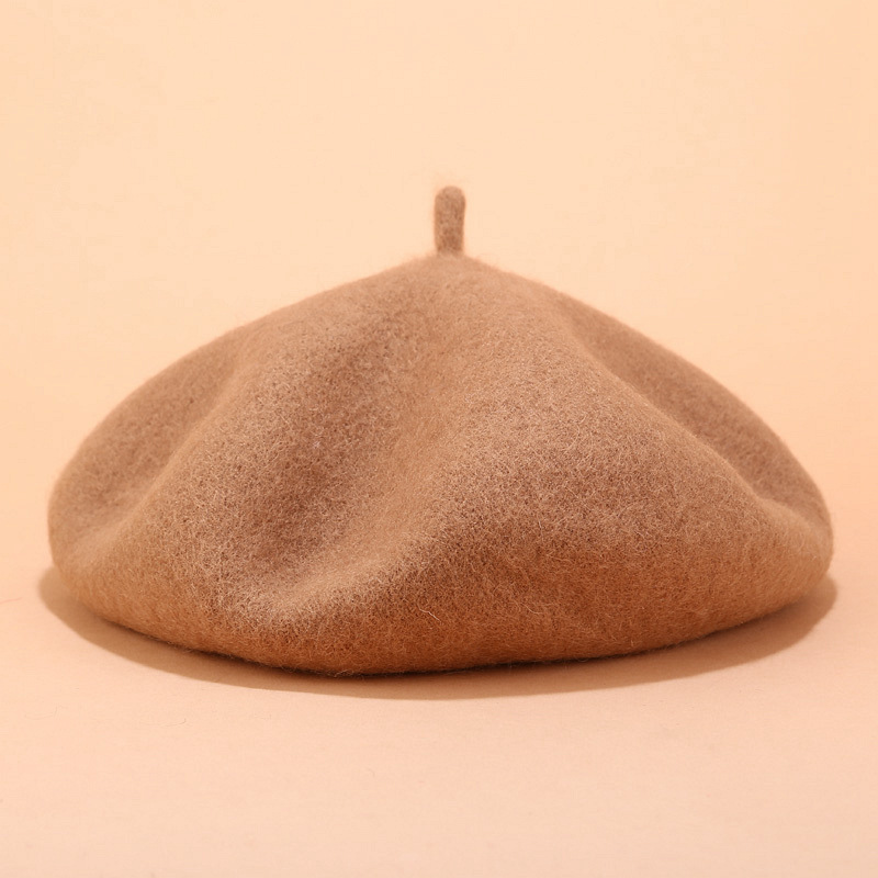 หมวกเบเรต์ผ้าขนสัตว์แท้สำหรับผ - Beret French Wool บทวิจารณ์และราคา