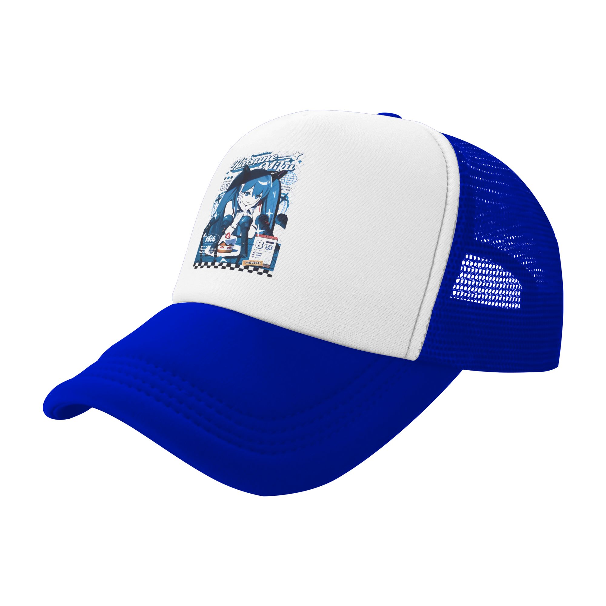 หมวกฮัตสึเนะ มิคุ หมวกแก๊ปโฟมส - Trucker Cap Mesh บทวิจารณ์และราคา