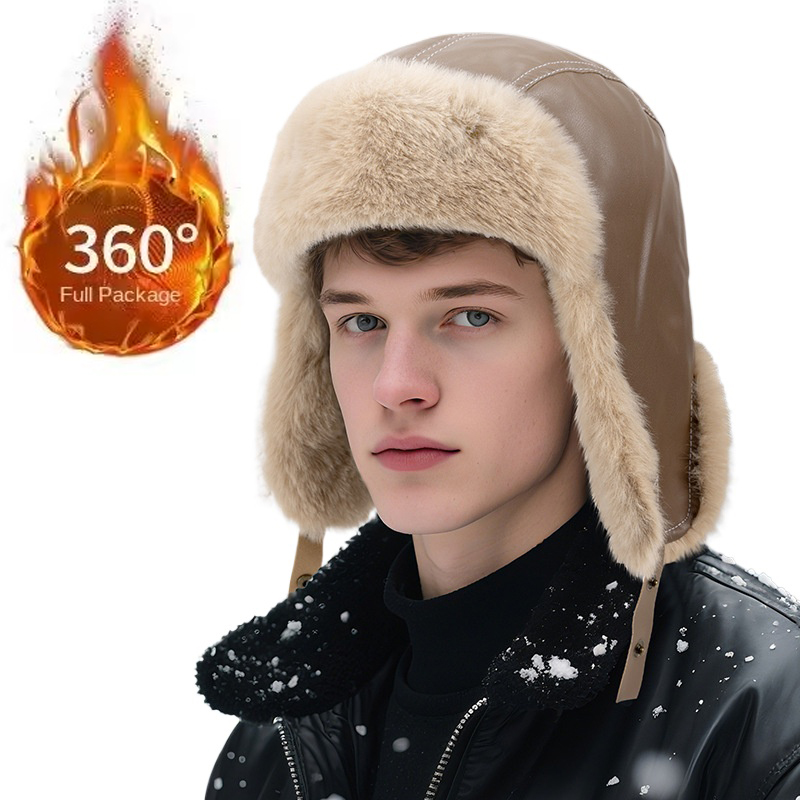 หมวกอูชานกาแบบหนา อุ่น สำหรับฤ - Trapper Hat Ear Flap บทวิจารณ์และราคา