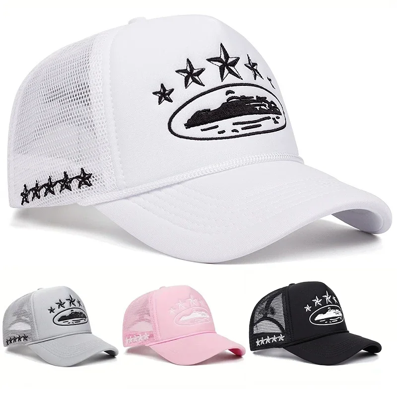 หมวกเบสบอลแฟชั่นใหม่ลายพิมพ์สำ - Trucker Cap Mesh บทวิจารณ์และราคา