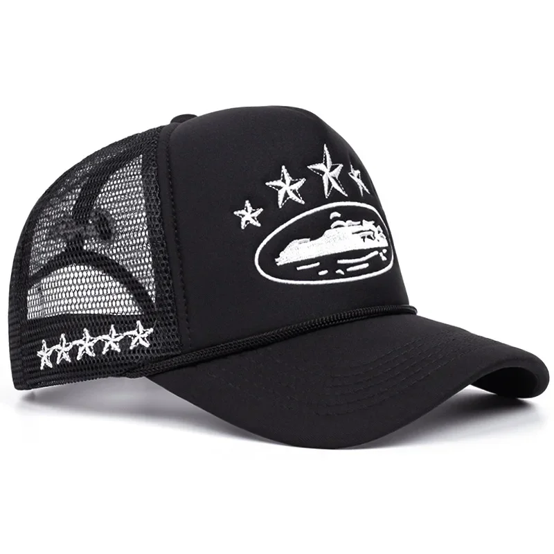 หมวกเบสบอลแฟชั่นใหม่ลายพิมพ์สำ - Trucker Cap Mesh บทวิจารณ์และราคา