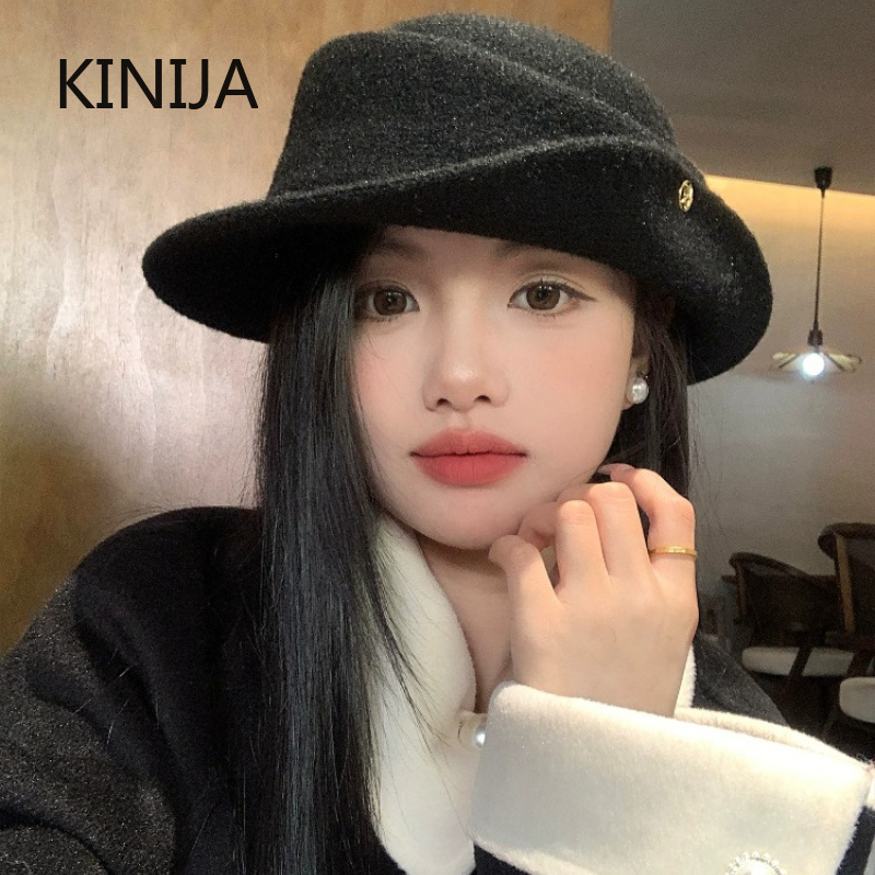 หมวกทรงสูงสีดำสไตล์ฝรั่งเศสสุด - Beret French Wool บทวิจารณ์และราคา