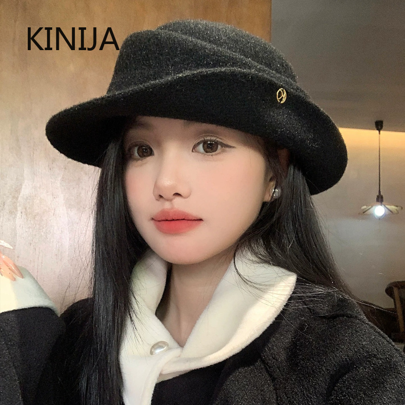 หมวกทรงสูงสีดำสไตล์ฝรั่งเศสสุด - Beret French Wool บทวิจารณ์และราคา